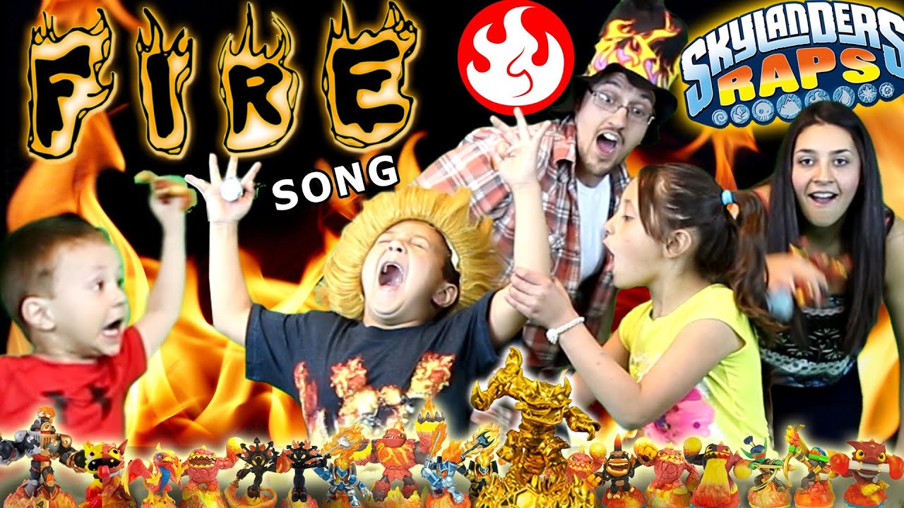 Skylanders Raps: FIRE Element Song Music Video (400th Video)