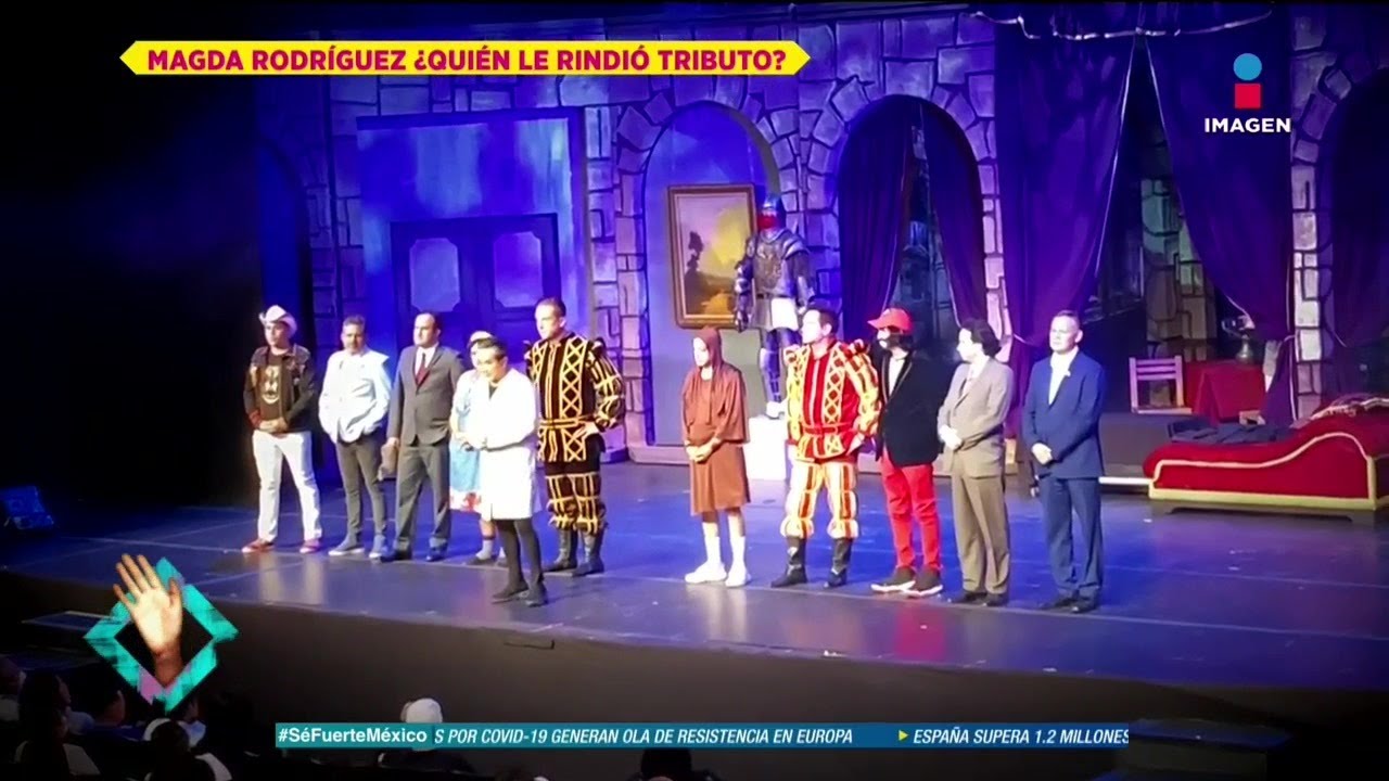 Emotivo homenaje del elenco de 'El Cuarentenorio Cómico' a Magda Rodríguez | De Primera Mano