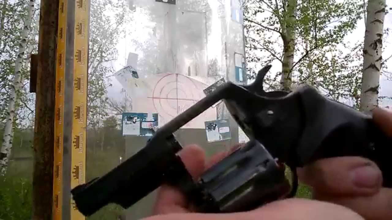 Револьвер Флобера Snipe - 3. Стрельба 10 и 20 м.