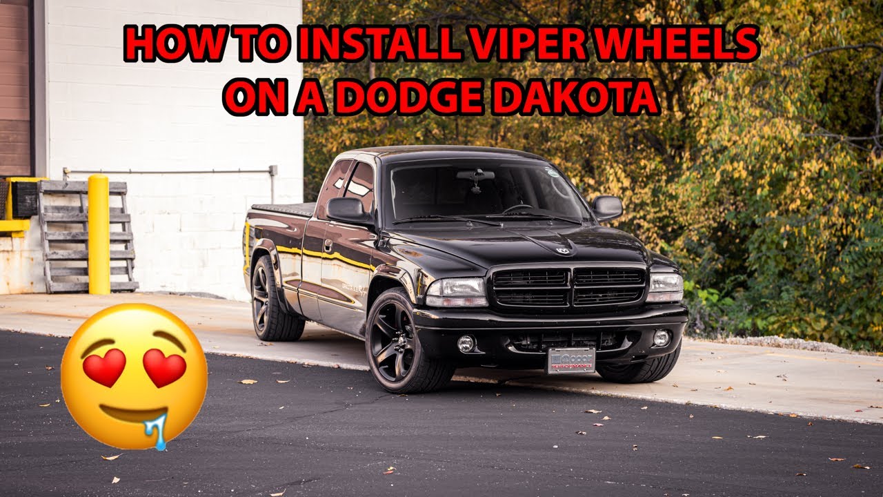 How to put Viper Wheels on a Dakota RT