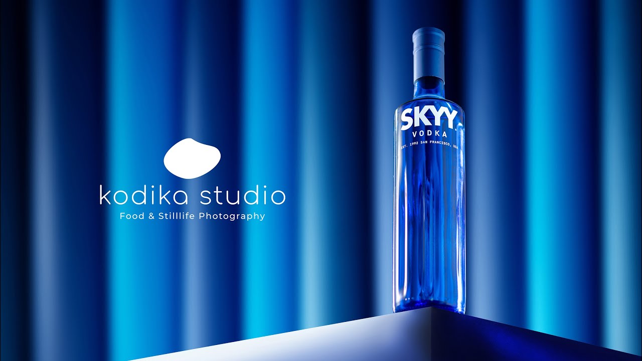 Kodika (狭小スタジオ)徒然日記 #03 【SKYY VODKA  ボトル練習撮影・stilllifePhotography】