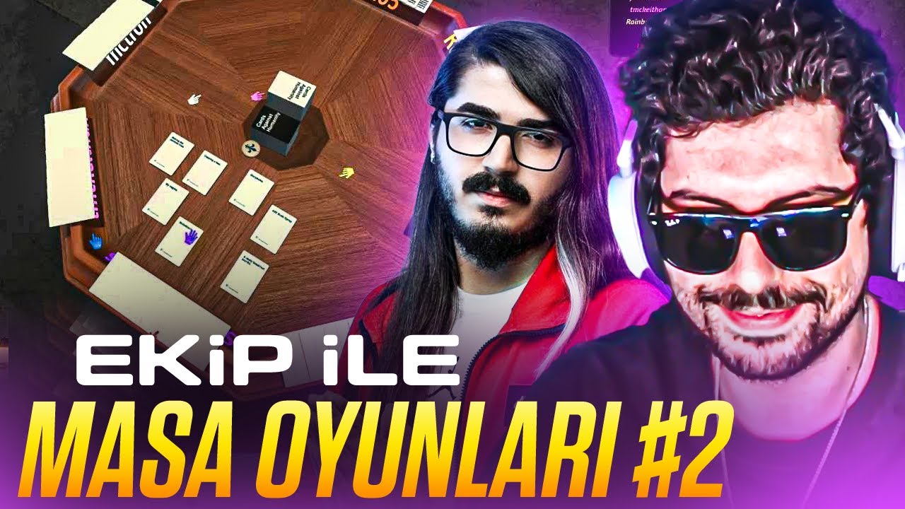 RANDOM KELİMELER İLE EN İYİ ŞAKAYI YAP! w/Kendinemüzisyen | EKİP İLE MASA OYUNLARI | HYPE