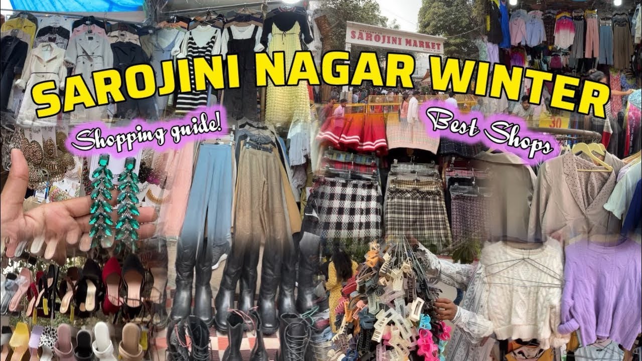 Sarojini Nagar Winter SHOPPING GUIDE 2024 | Starting : ₹10/- Branded Dupes, Bags Best Shops | Nishu
