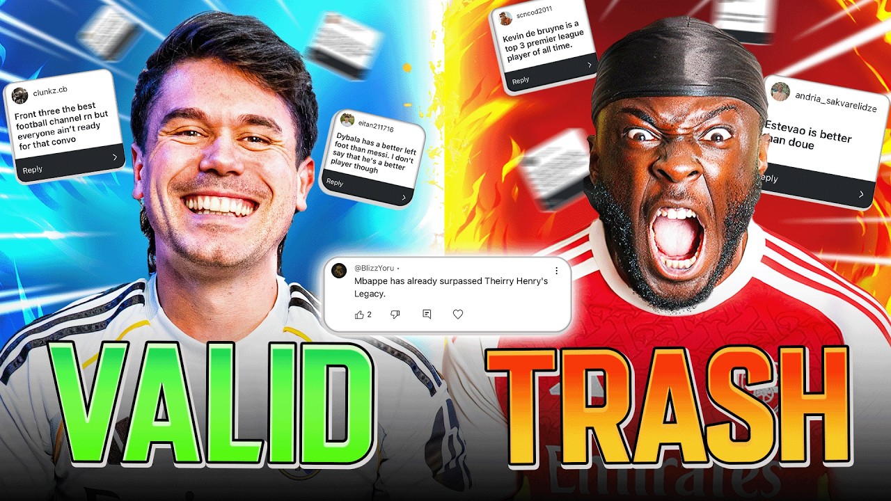 We REACTED to our SUBSCRIBER'S WORST FOOTBALL OPINIONS 😳