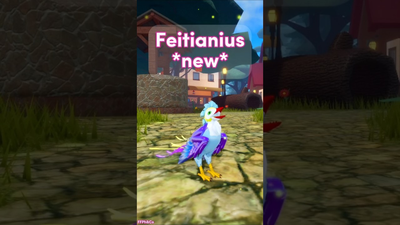 Feitianius * New Extinct Bird 🐤🦴 Feather Family #RobloxShorts