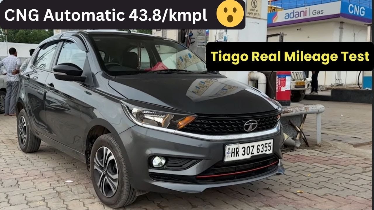 Tiago Real Mileage Test | Tiago Mileage Petrol | Tiago Mileage CNG #Tatatiago 