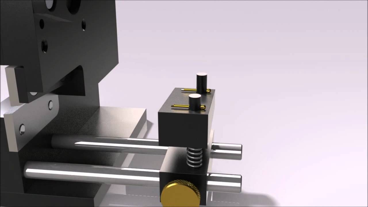Hebelschere Montage und Funktion rendering erstellt mit Solidworks 2011