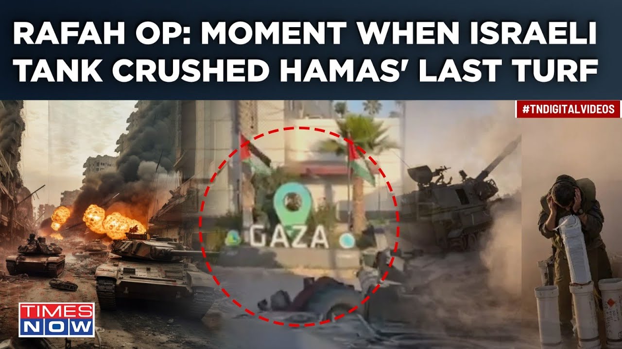Moment When IDF Entered Rafah | Israel Raises Flag | Hamas Loses Last Turf? Watch Fierce Strikes