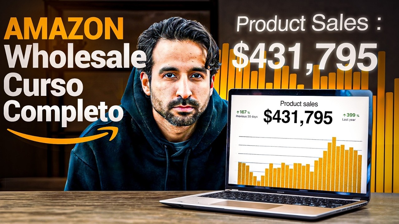 Amazon Wholesale Curso Completo 2025 | Vende Productos de Marca (3+ Horas)
