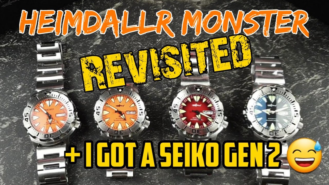⭐Monsters Galore⭐ Revisting the Heimdallr Monster & Seiko Gen 2 👹- Red & Black CWs | The Watcher