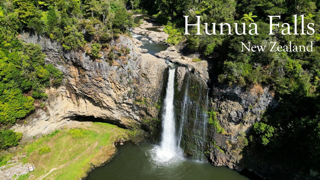 The power and beauty of Hunua Falls - Beautiful images - New Zealand from above