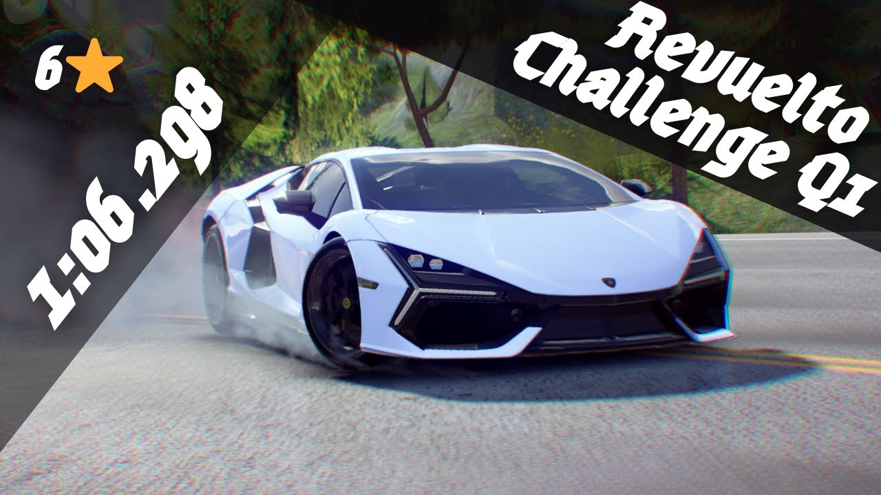 1:06.298 (No Shortcut) - Lamborghini Revuelto Challenge 2025 Q1 - Asphalt Legends Unite