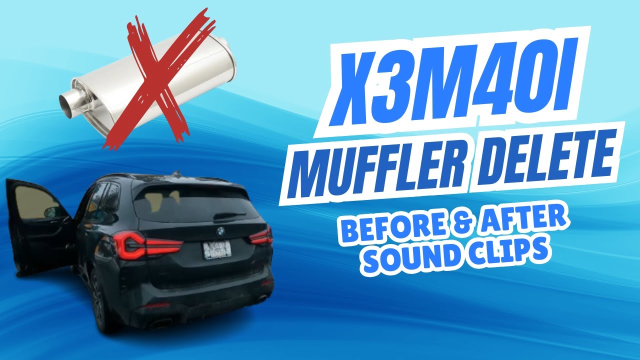 Stock LCI X3 M40i Muffler Delete… This Sound Caught Us Off Guard!