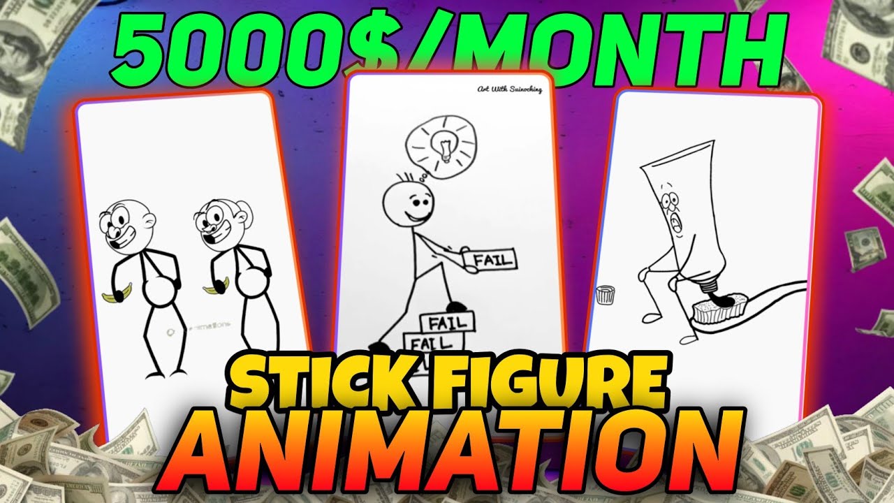 How to Make VIRAL Stick Figure (Stickman) Videos Using AI (FREE)