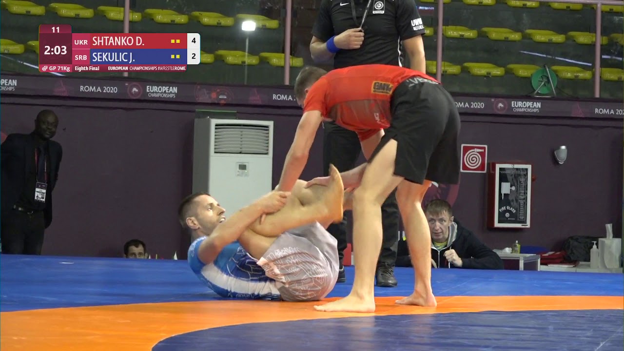 1/8 Men's GP No-Gi - 71 kg: D. SHTANKO (UKR) v. J. SEKULIC (SRB)