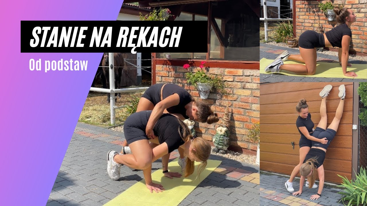 Ogarnij z nami HANDSTAND. Rozgrzewka + pierwszy raz Kariny 😅