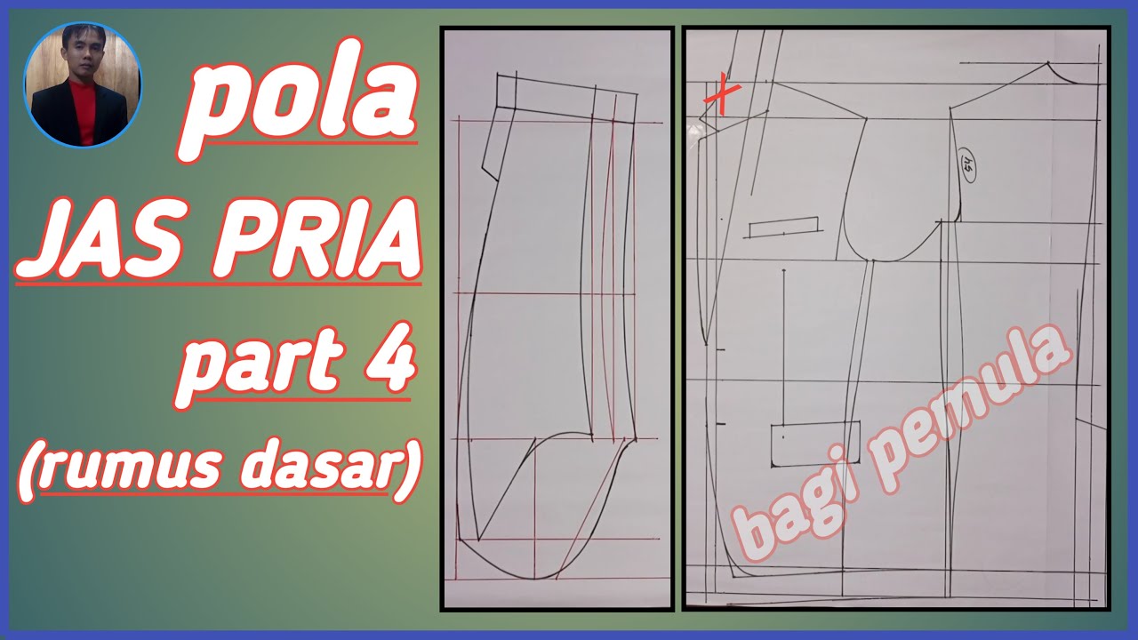 Cara membuat pola jas bagi pemula - part 4