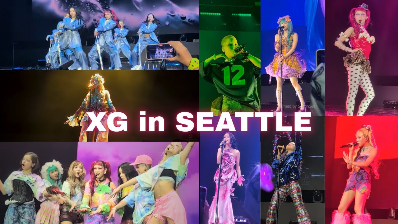 XG LIVE (FRONT ROW FANCAM) in SEATTLE @ WaMu THEATER [MEGA-CUT] | XG 1st WORLD TOUR 