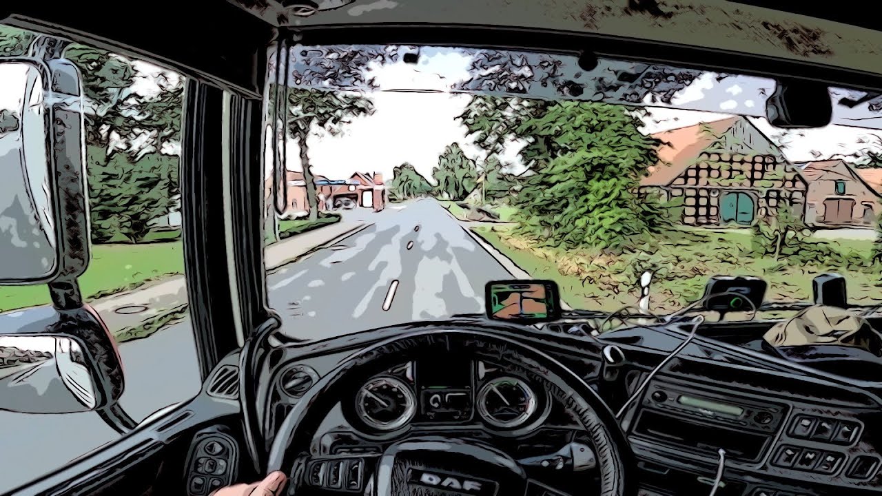 Truck Driving DAF Germany🇩🇪 |Cockpit view