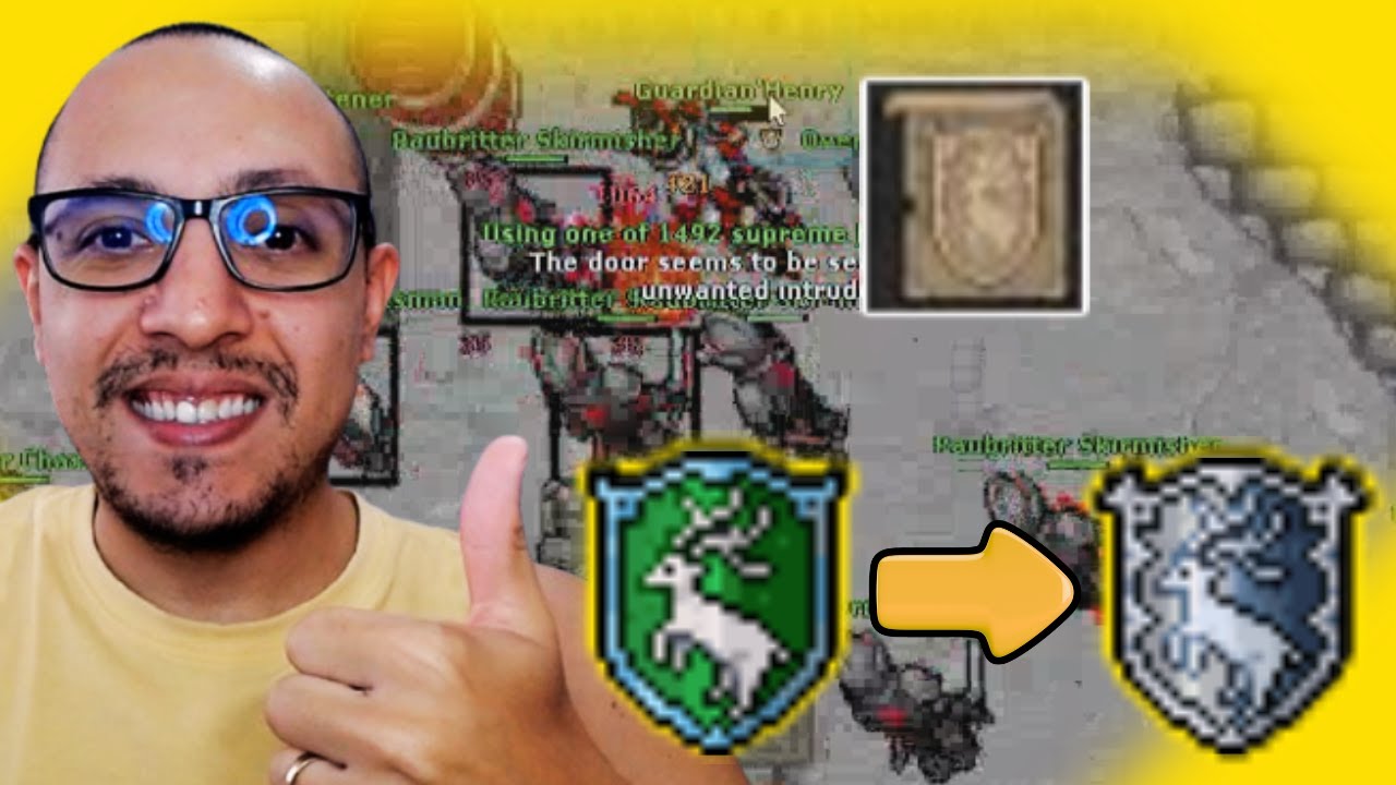 TIBIA - BUFF NOS ITENS DE KNIGHT, O STAG SHIELD PODE SER MELHORADO, FOR&Ccedil;A DOS CERVOS E MAIS 🔥