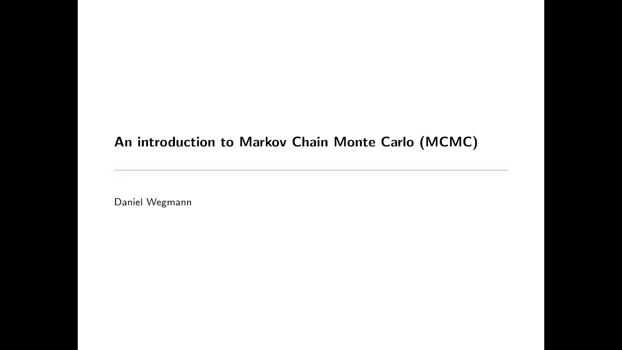 An introduction to Markov Chain Monte Carlo (MCMC)