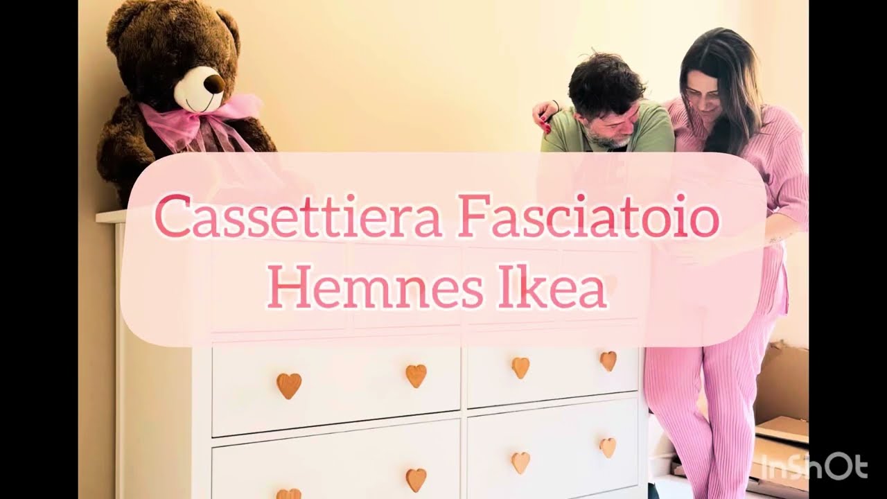 Cassettiera Fasciatoio Ikea Hemnes - mom to be: aspettando baby 🩷