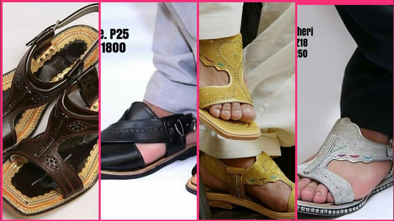 Latest Peshwari chapal designs||Tilla work||Elegant Gents designs 2020