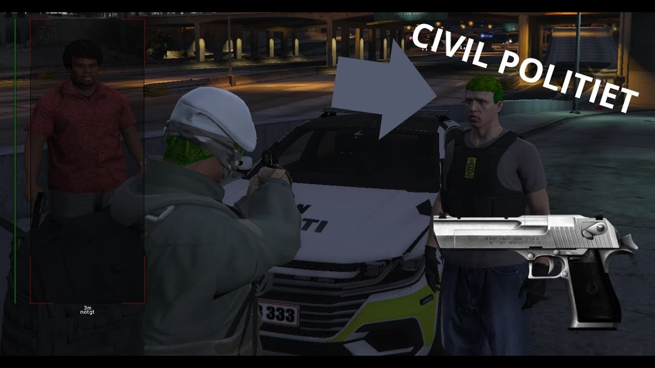 PRØVER SÆLGE EN PISTOL TIL EN BETJENT - FIVEM GTA V MODDER