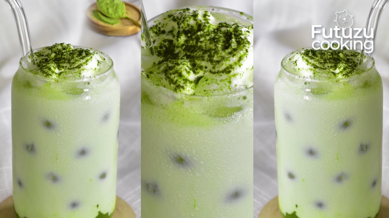 Как приготовить ICED MATCHA LATTE дома🍵 | АСМР