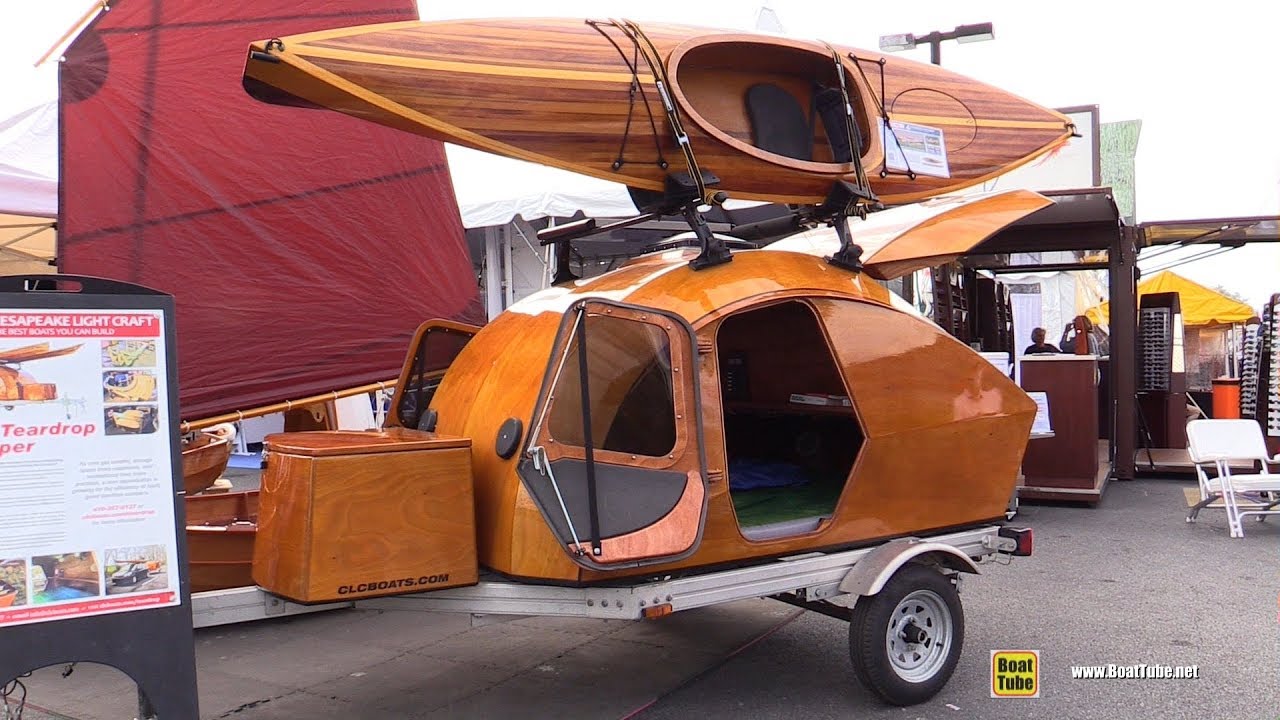 2017 Chesapeake Light Craft CLS TearDrop Camper - Walkaround - 2017 Annapolis Sail Boat Show