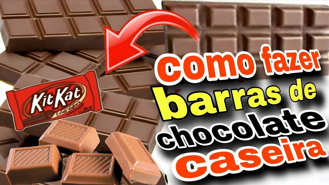 FATURE ALTO COM BARRAS DE CHOCOLATE CASEIRA PROFISSIONAL RÁPIDA E FÁCIL 