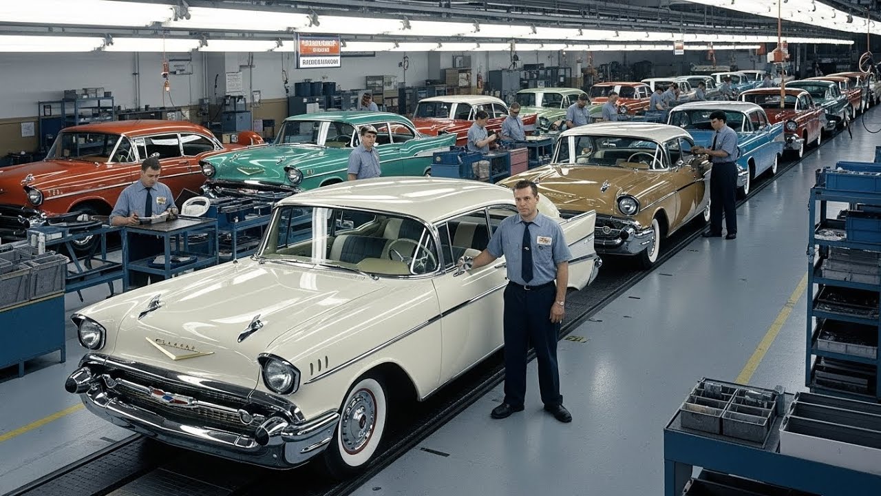 Inside the Chevrolet Bel Air Factory (1955-1957): How America Built the Icon of the Golden Age