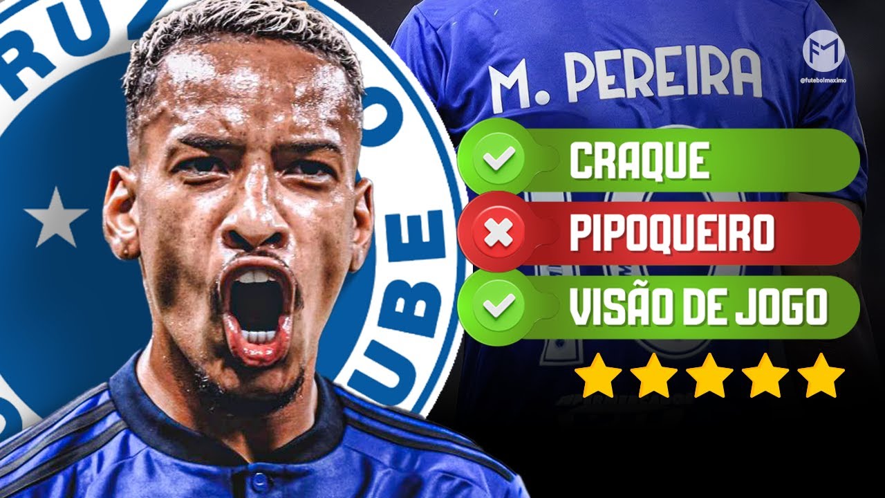 COMO JOGA MATHEUS PEREIRA DO CRUZEIRO, O MELHOR MEIA DO BRASIL