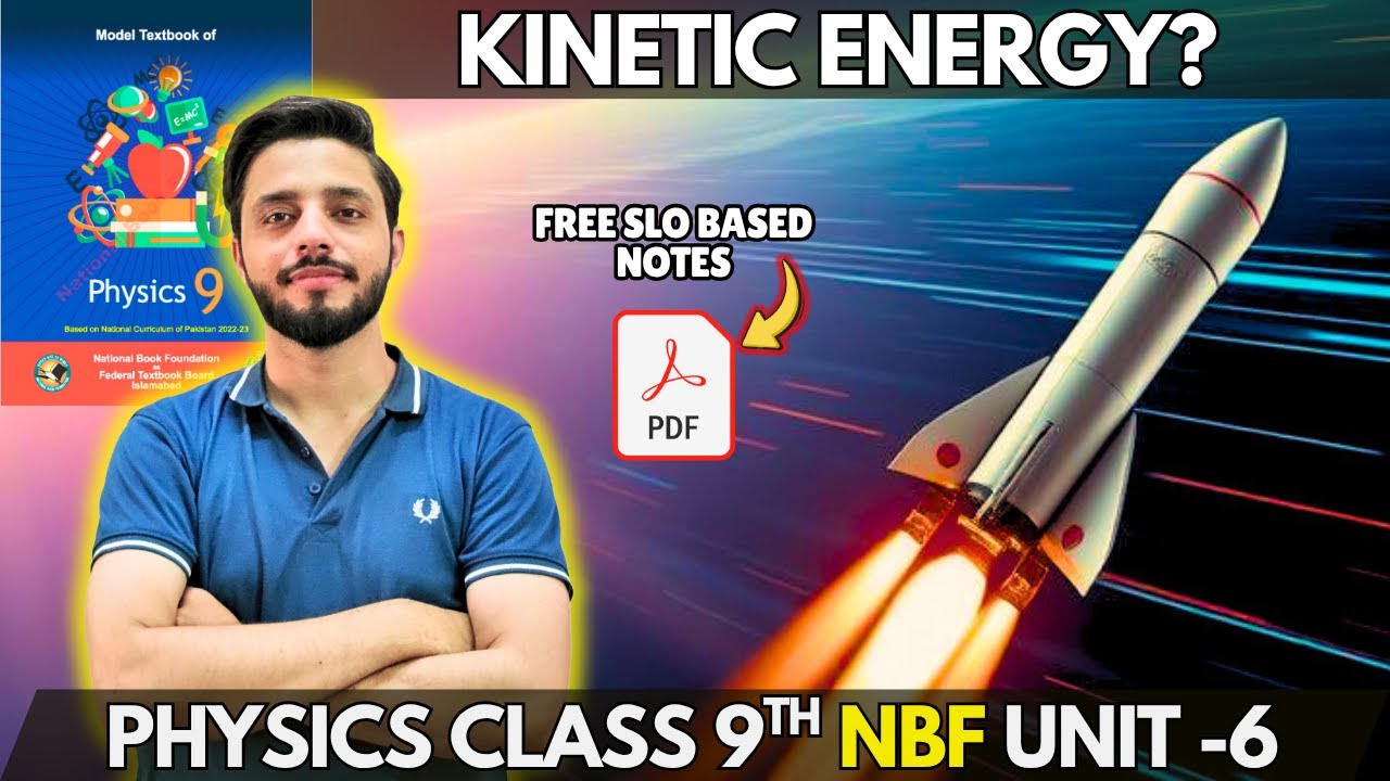 Kinetic Energy | Energy | Class 9 Physics New Book NBF | Physics Class 9 NBF | By Aqib Rehman