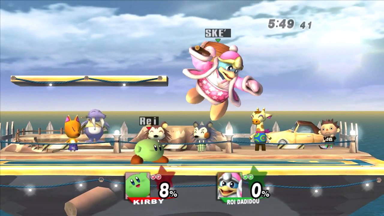 Skelerex (King Dedede) vs Kudemo (Kirby/Sheik)