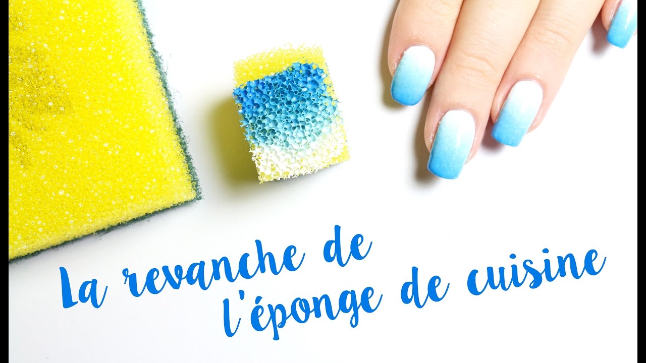 Crash test : La revanche du nail art &agrave; l'&eacute;ponge de cuisine!