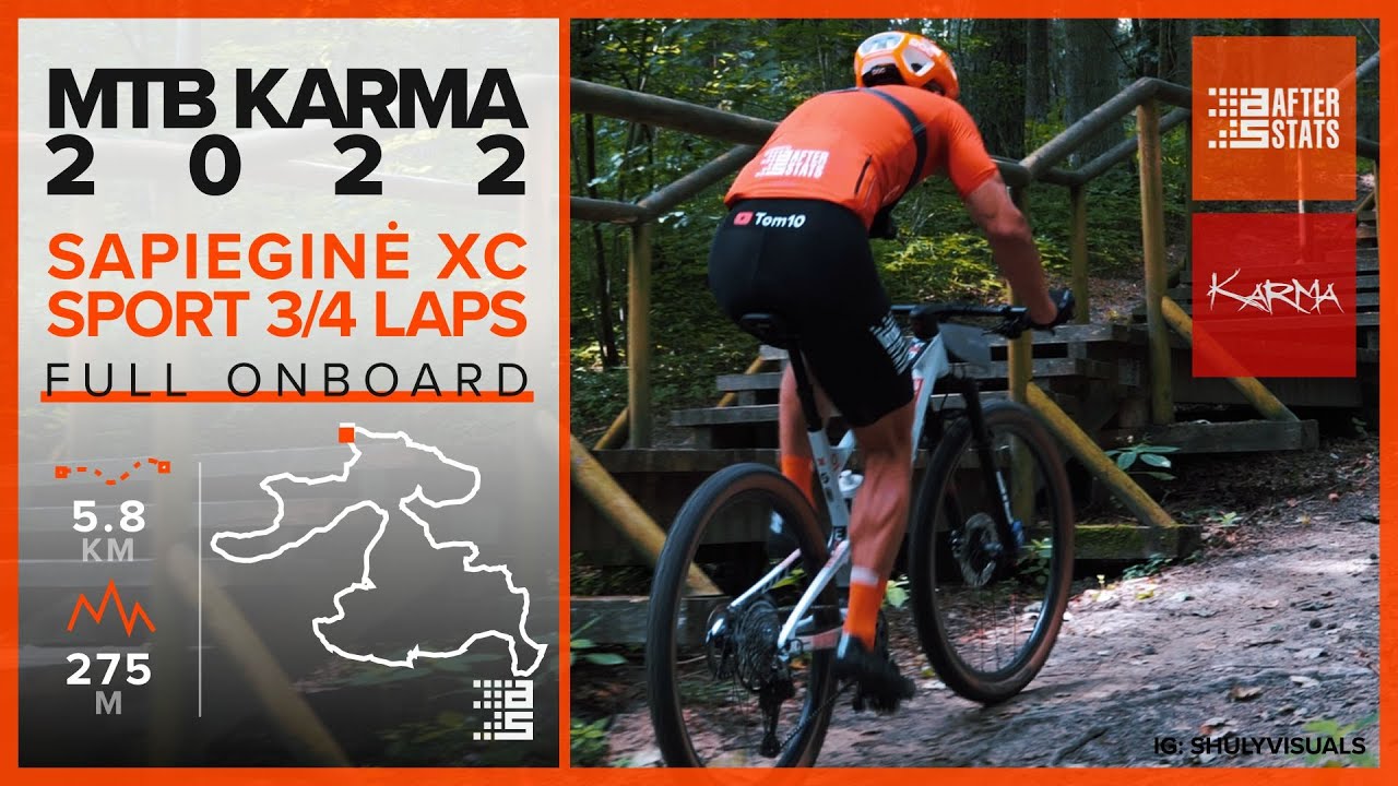 MTB Karma 2022 - Sapieginė XC 2022 Race - Full Onboard
