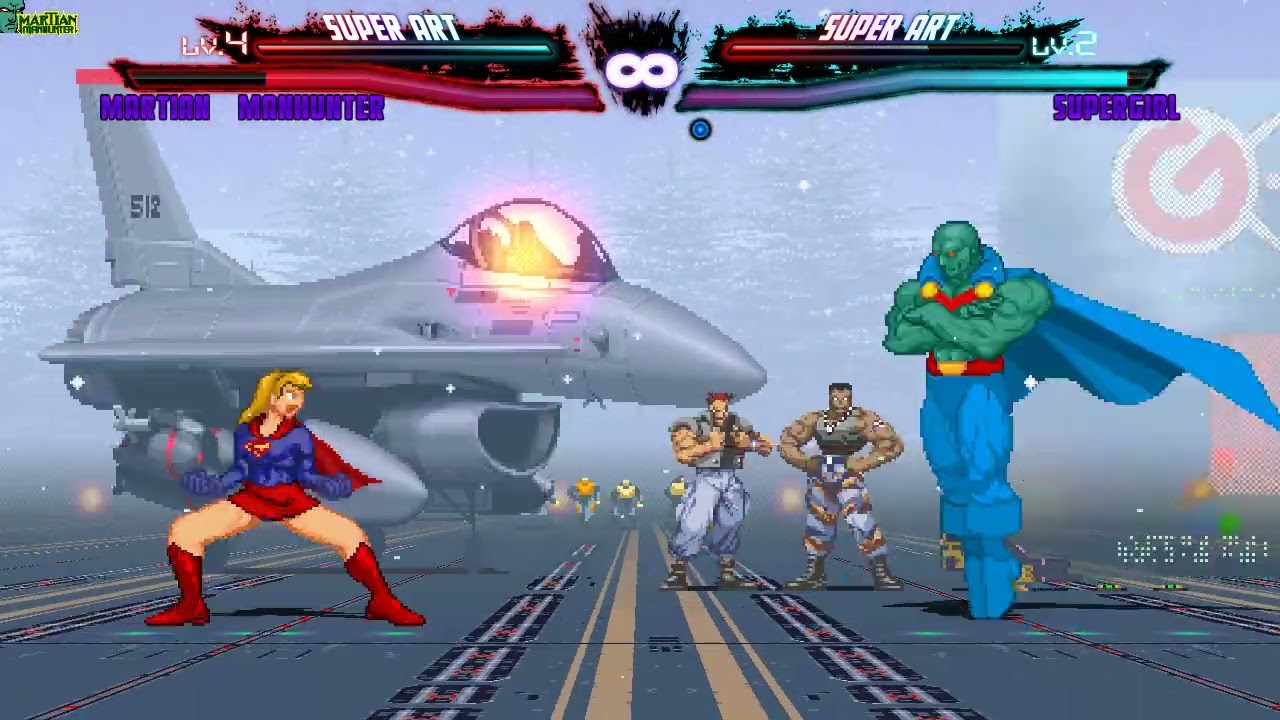 Supergirl vs Martian Manhunter | DC | Mugen