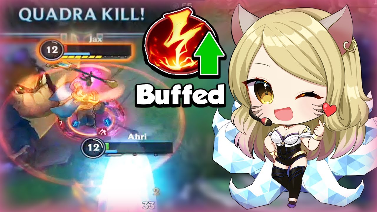AHRI WITH BUFFED ELECTROCUTE IS GOOD ? (QUADRA KILL) - BUILD & RUNES - WILD RIFT GAMEPLAY