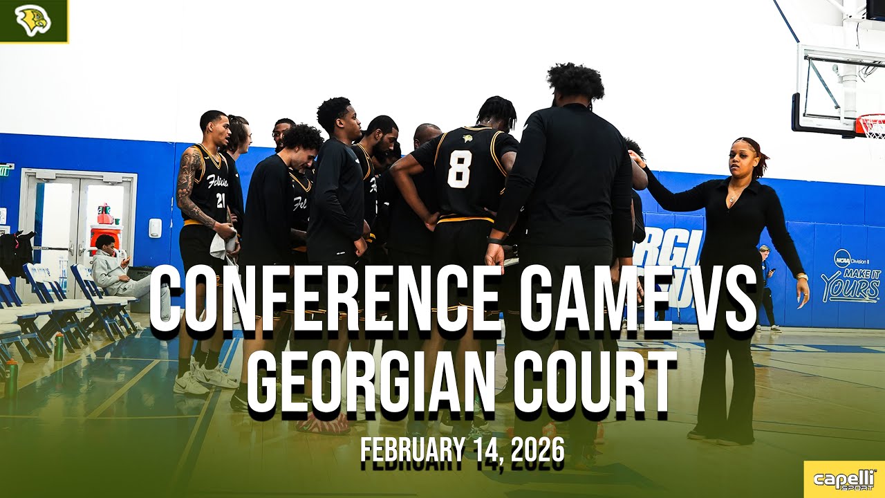 Felcian Men's Basketball vs Georgian Court University CACC Matchup February 14th 2026