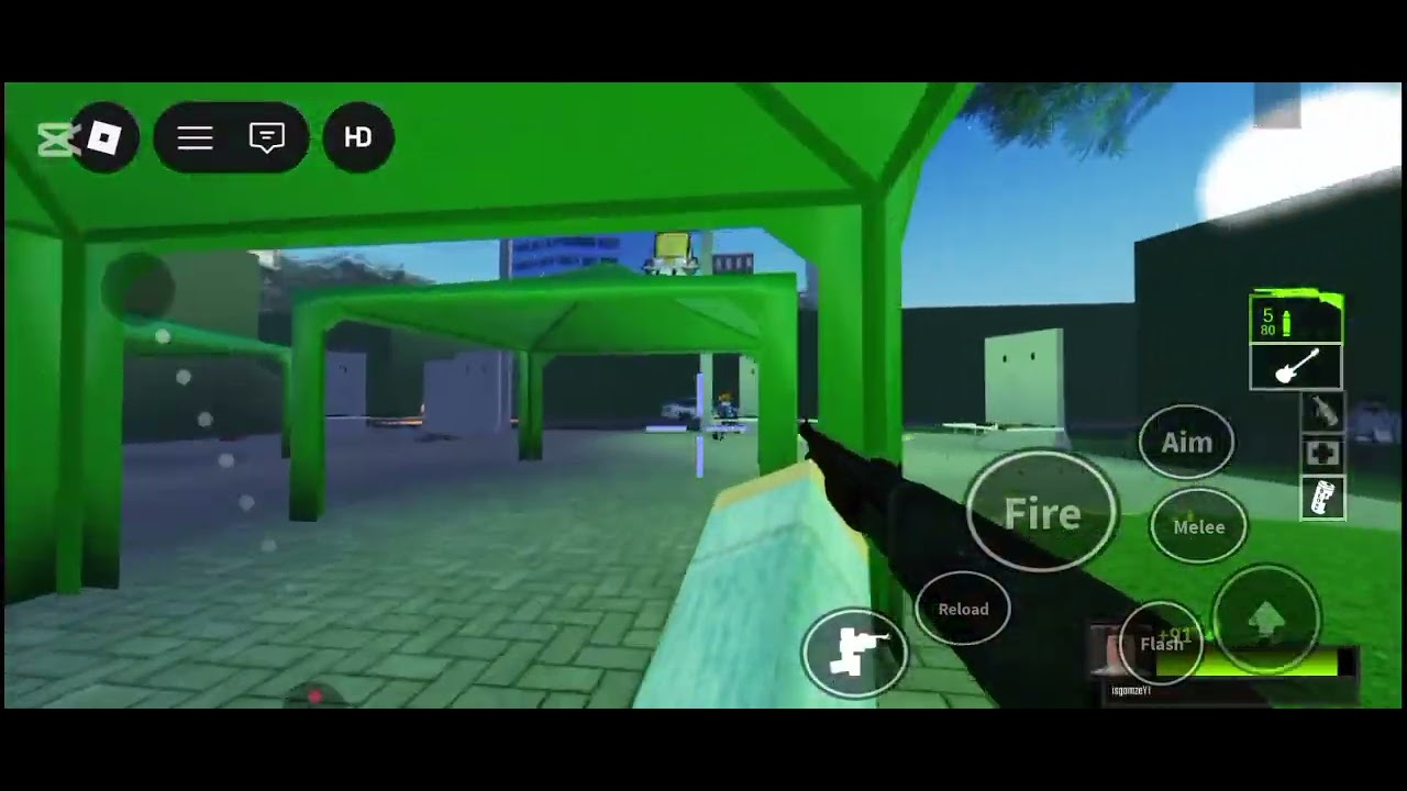 Playing left 4 bloxin (fixed)