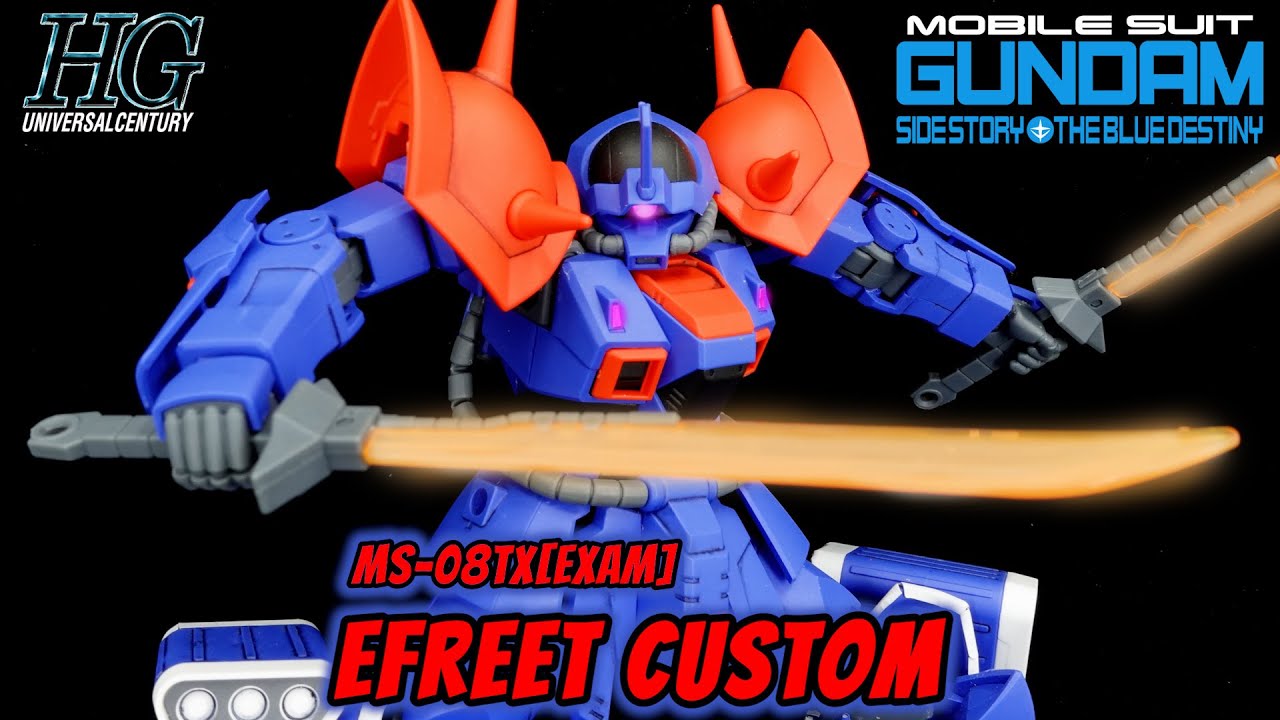 P-Bandai HG Efreet Custom Review | MSG Side Story: The Blue Destiny