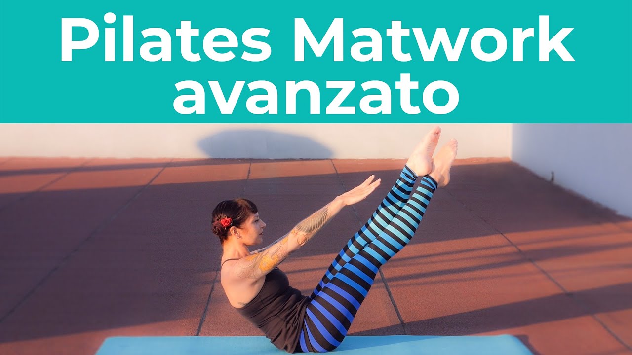 Pilates Matwork avanzato - Boomerang, Neck pull e Scissors in the air + Stretching | Pilates a casa