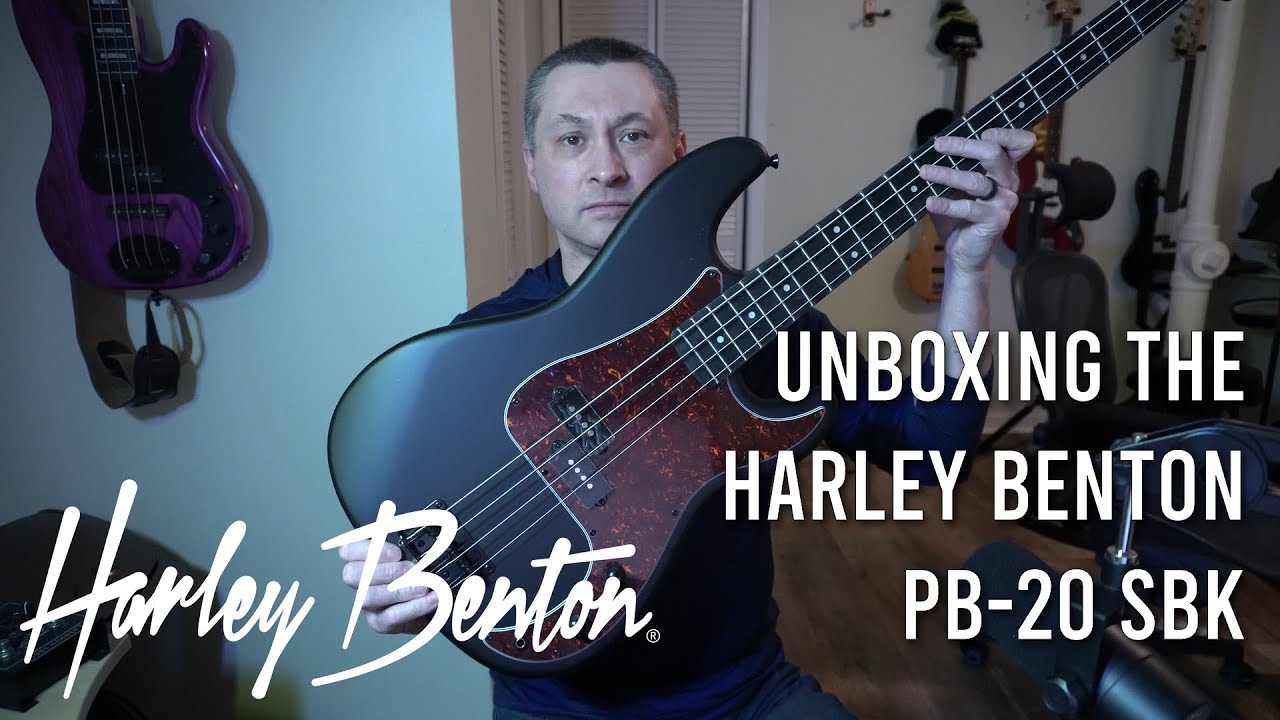 Bass Stuff: Unboxing the Harley Benton PB-20 SBK Standard Series Bass