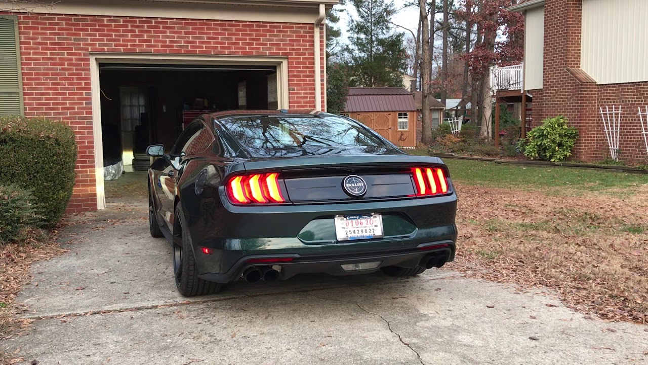 2019 Ford Mustang Bullitt exhaust modes