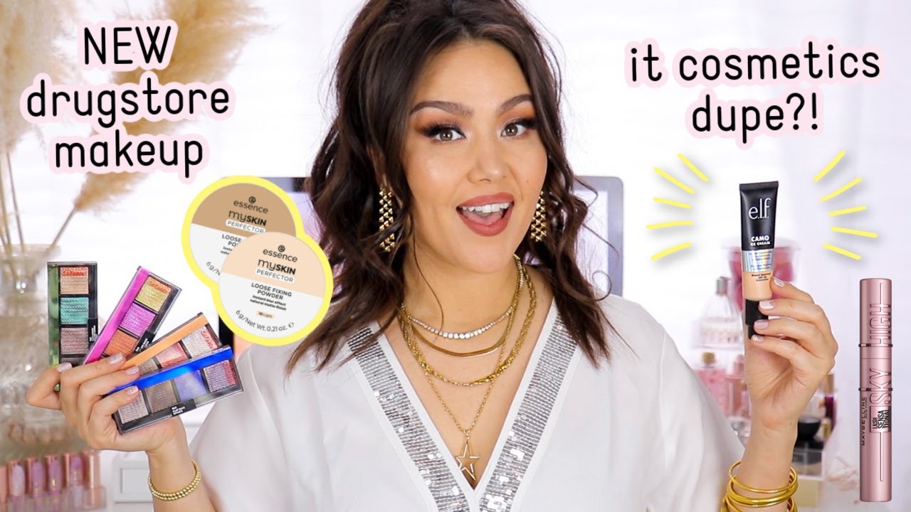 NEW DRUGSTORE MAKEUP | ELF CC CAMO CREAM + MORE