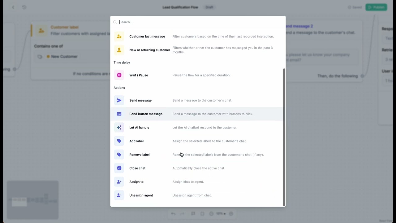 Zaapi Flow Builder - Easy to use no code interface