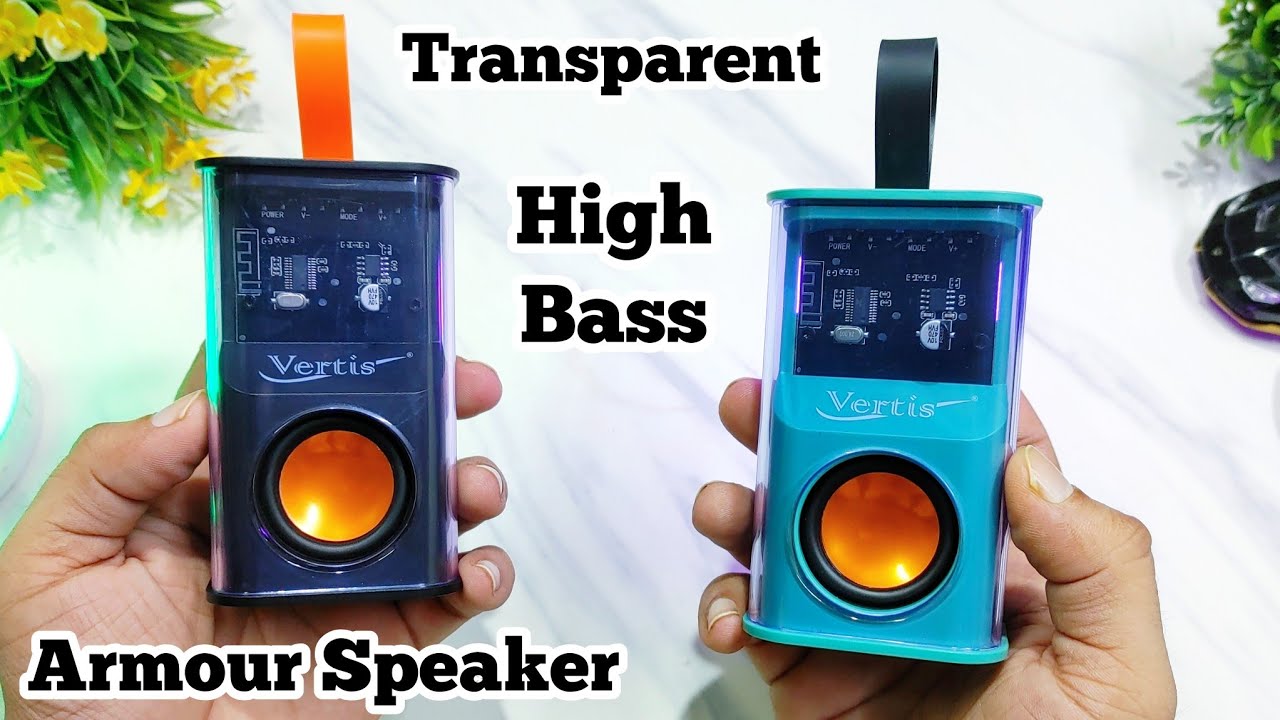 transparent armour bluetooth speaker with high bass review