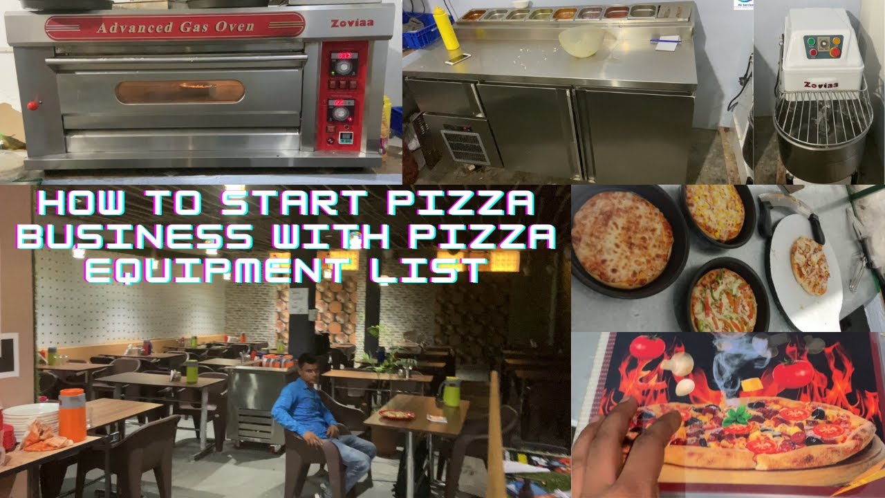 How to Start Pizza Business with pizza equipment list with live Demo