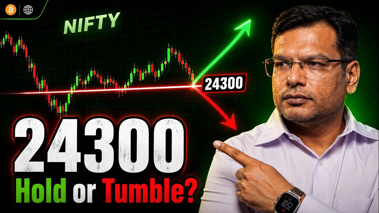 Nifty Prediction: 24300 Hold or Tumble? Full Market Analysis